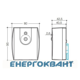 Сутінковий реле Hager EE702 (230В / 16А)