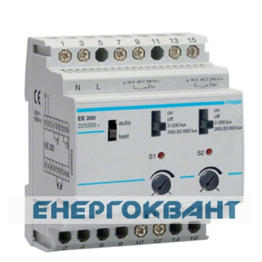 Сутінковий реле Hager EE200 16А Сутінковий реле Hager EE200 16А