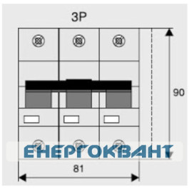 Автоматичний вимикач Eaton PLHT-C80 / 3