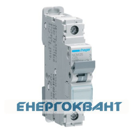 Захисний вимикач NCN125 (1р, С, 25А) Hager