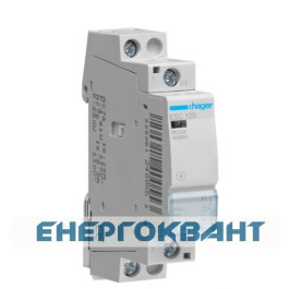 Контактор Hager 25A ESC125 (1 але, 230В) 1м