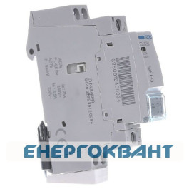 Контактор 25A ESC225s безшумний (2НО, 230В) 1м Hager