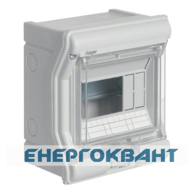 Щит накладної Vector VE106D на 6 модулів Hager