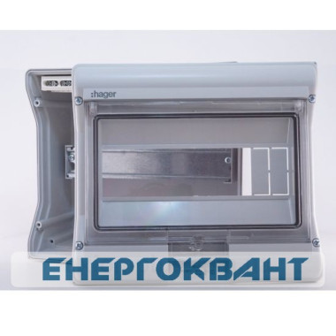 Щит накладної Vector VE110D на 10 модулів Hager
