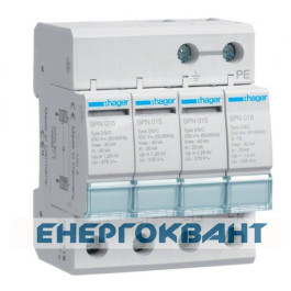 Розрядник класу 2 Hager SPN418 40kA