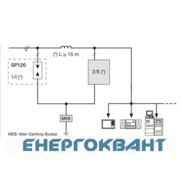 Розрядник Hager SP120