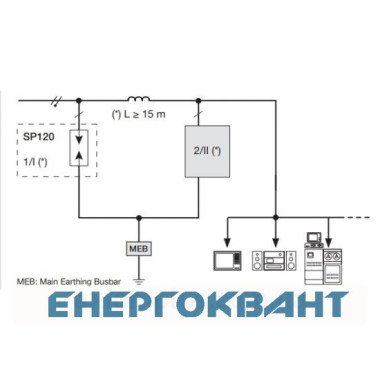 Розрядник Hager SP120