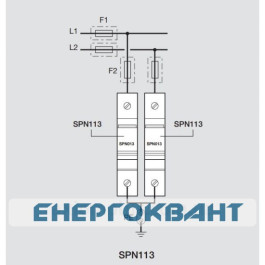 Розрядник Hager SPN113