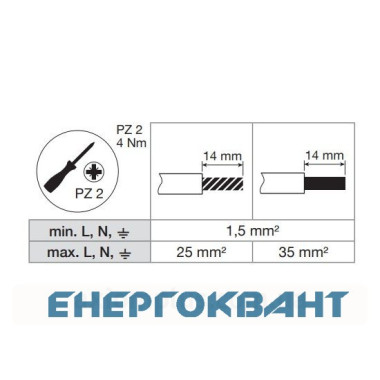 Обмежувач перенапруг Hager SPN117