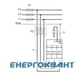 Розрядник класу 2 Hager SPN315