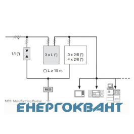 Захист від імпульсних перенапруг Hager SPN415 40kA