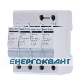 Захист від імпульсних перенапруг Hager SPN415 40kA