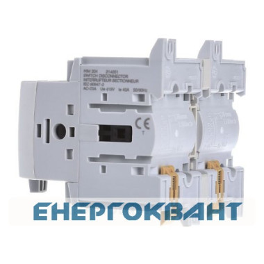Перемикач Hager HIM304 I-0-II 40А 400 / 690В 3P 5м