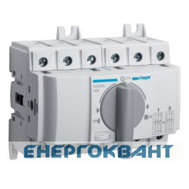 Перемикач Hager HIM306 I-0-II 63А 400 / 690В 3P 6м
