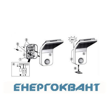 Прожектор Hager EE610