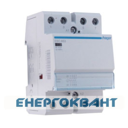 Контактор 63A ESC463 (4НО, 230В) 3м Hager