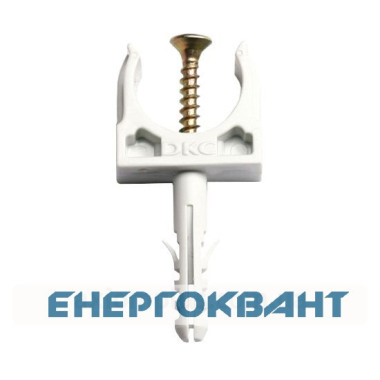 Забивний тримач з клямкою і дюбелем DKC 51320 Ø20мм