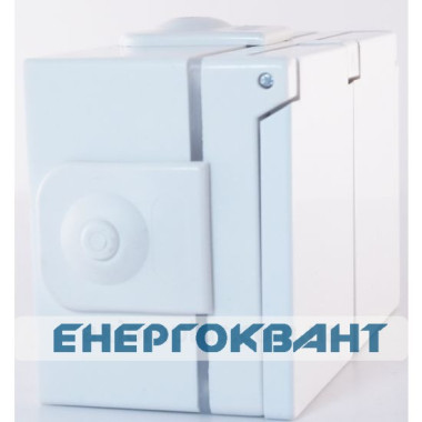 Розетка накладна 2-місна з кришкою біла Hager polo.hermetica IP44, 16000402
