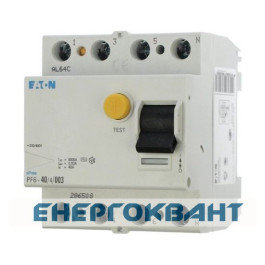 УЗО Eaton (Moeller) PF6-25 / 4/01