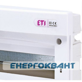 Вбудований щиток ETI 001101012 ECМ 24PT 24 М з прозорими дверцятами