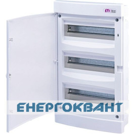 Вбудований щиток ETI 001101017 ECМ 36PO 36 М з білої дверцятами
