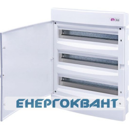 Вбудований щиток ETI 001101048 ECM 3x18PO 54 М з білої дверцятами