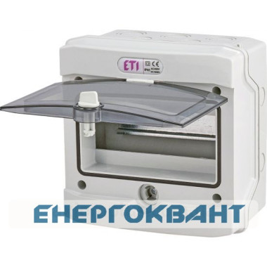 Пластиковий щит зовнішнього виконання ETI 001101061 ECH 8G (8 М IP65) Пластиковий щит зовнішнього виконання ETI 001101061 ECH 8G (8 М IP65)