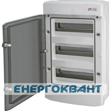 Пластиковий щит зовнішнього виконання ETI 001101064 ECH 36PT (36 М IP65) Пластиковий щит зовнішнього виконання ETI 001101064 ECH 36PT (36 М IP65)