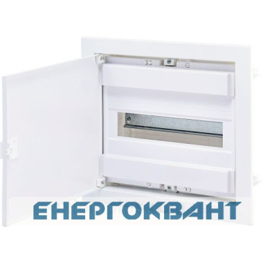 Металопластиковий електрощит ETI 001101025 ECG14 12 + 2 М з металевої білої дверцятами