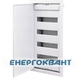 Металопластиковий електрощит ETI 001101028 ECG56 48 + 8 М з металевої білої дверцятами