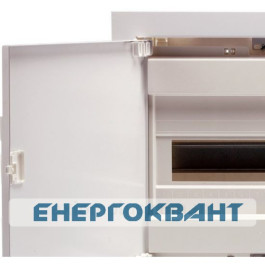 Металопластиковий електрощит ETI 001101184 ECG28 PO 24 + 4 М c білими дверцятами