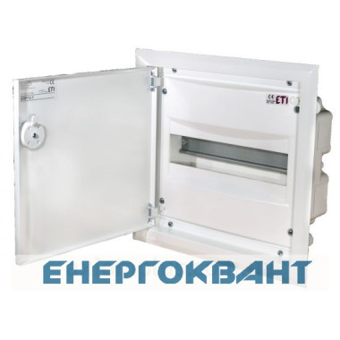 Металопластиковий щиток ETI 001101200 ERP 12-1 (12 модулів) Металопластиковий щиток ETI 001101200 ERP 12-1 (12 модулів)