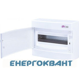 Зовнішній модульний щит ETI 001101006 ECT 12PO 12 М з білої дверцятами