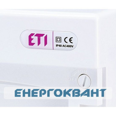 Зовнішній модульний щит ETI 001101006 ECT 12PO 12 М з білої дверцятами