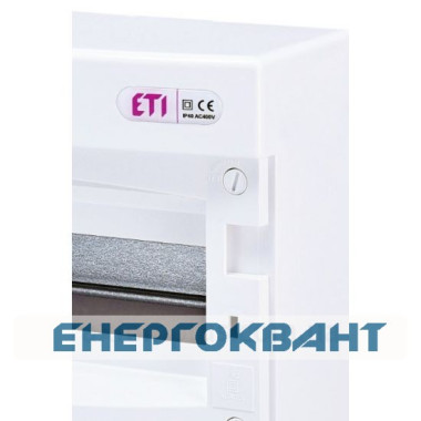 Зовнішній модульний щит ETI 001101001 ECT 12PT 12 М з прозорими дверцятами