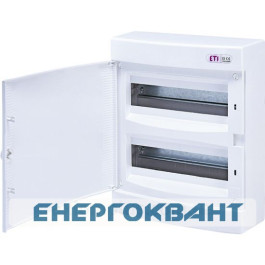 Зовнішній модульний щит ETI 001101008 ECT 24PO 24 М з білої дверцятами