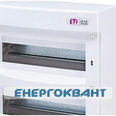 Зовнішній модульний щит ETI 001101008 ECT 24PO 24 М з білої дверцятами