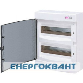 Зовнішній модульний щит ETI 001101003 ECT 24PT 24 М з прозорими дверцятами