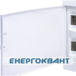 Зовнішній модульний щит ETI 001101082 ECT 2x18PO 36 М з білої дверцятами