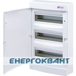 Зовнішній модульний щит ETI 001101009 ECT 36PO 36 М з білої дверцятами