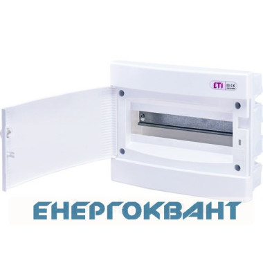 Вбудований щиток ETI 001101015 ECМ 12PO 12 М з білої дверцятами Вбудований щиток ETI 001101015 ECМ 12PO 12 М з білої дверцятами