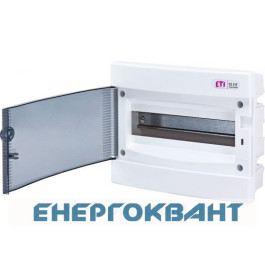 Вбудований щиток ETI 001101011 ECМ 12PT 12 М з прозорими дверцятами