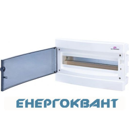 Вбудований щиток ETI 001101018 ECМ 18PT 18 М з прозорими дверцятами