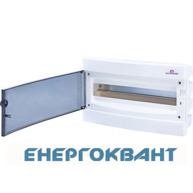 Вбудований щиток ETI 001101018 ECМ 18PT 18 М з прозорими дверцятами