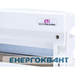 Вбудований щиток ETI 001101018 ECМ 18PT 18 М з прозорими дверцятами