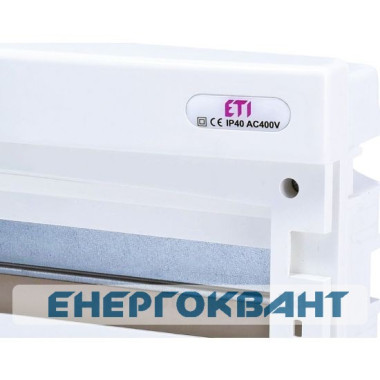 Вбудований щиток ETI 001101018 ECМ 18PT 18 М з прозорими дверцятами