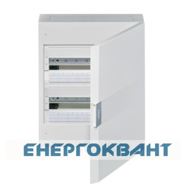 Електрощит Hager Vega VB218PB 36M з білої дверцятами