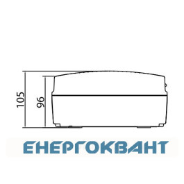 Щит настінний DKC Ram Base на 8 модулів з дверцятами RAL7035