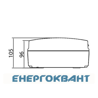 Щит настінний DKC Ram Base на 8 модулів з дверцятами RAL7035