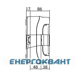 Щит настінний DKC Ram Base на 8 модулів з дверцятами RAL7035